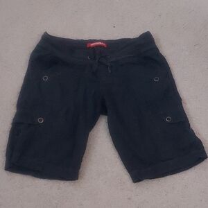 UNIONBAY Women's Black Cargo Shorts